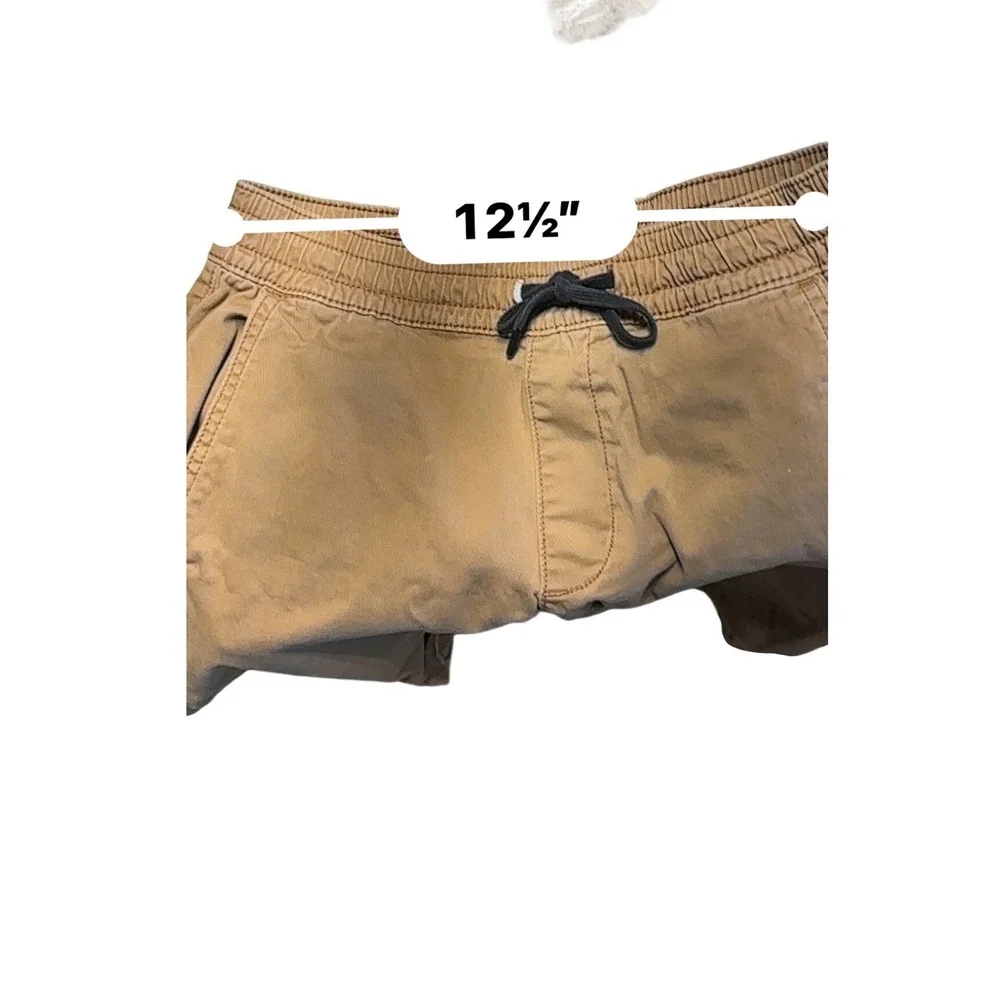 Hollister Men's Jogger Pants Sz S Tan Drawstring Elastic Waist Casual Streetwear